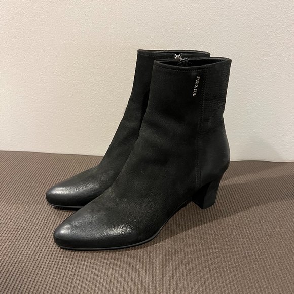 Prada Womens Bootie Size 38.5 (size 7.5) - Picture 2 of 5